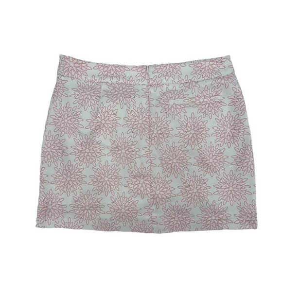 Pebble Beach Performance Pink White Floral Golf Mini Skort Size 6 Women’s - Picture 3 of 6